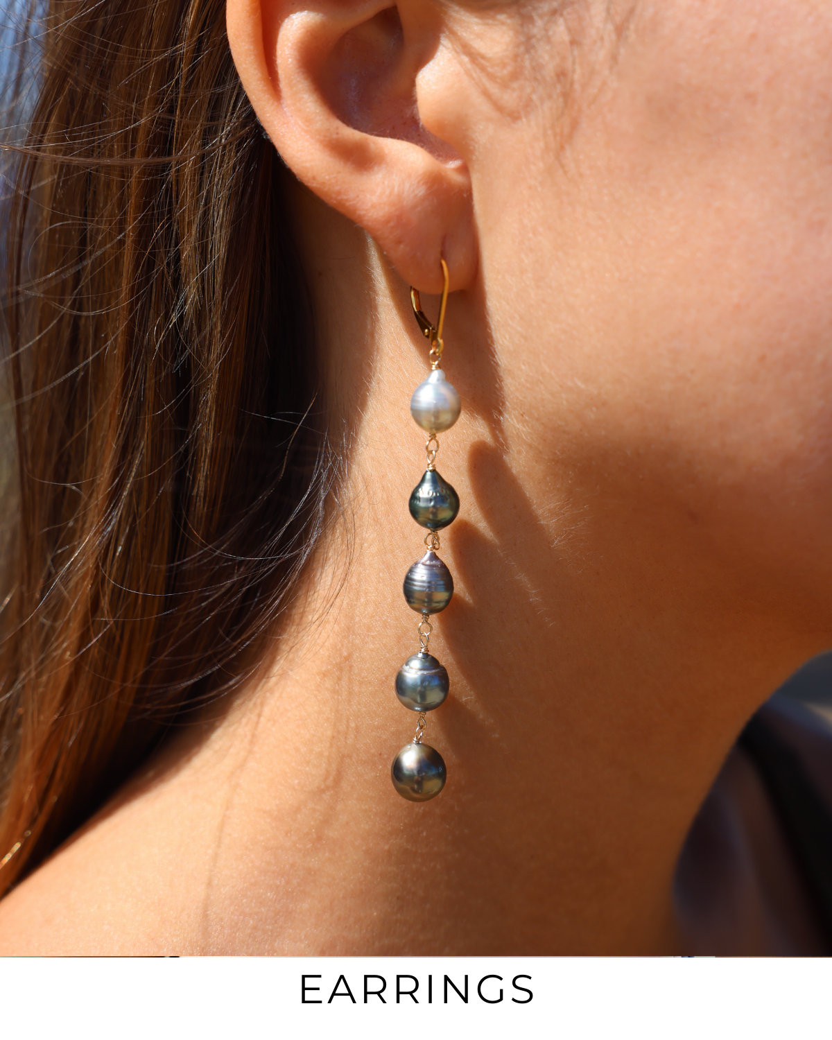 Tahitian Pearl Earring from Hawaii – MishaHawaii