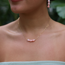Load image into Gallery viewer, Triple Pink Pikake Necklace