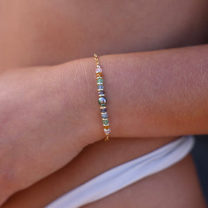 Mika Rainbow Gemstone Bracelet