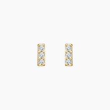 Load image into Gallery viewer, Diamond Bar Studs