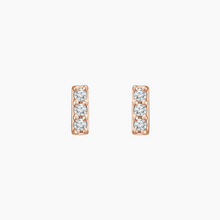 Load image into Gallery viewer, Diamond Bar Studs