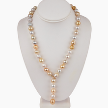 Load image into Gallery viewer, Dari Golden South Sea Pearl Y Strand