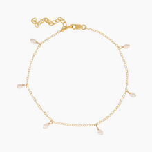 Load image into Gallery viewer, White Keshi Pearl Anklet