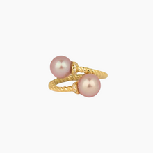 Load image into Gallery viewer, Beverly Pink Pearl Bypass Ring