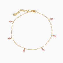Load image into Gallery viewer, Pink Keshi Pearl Anklet