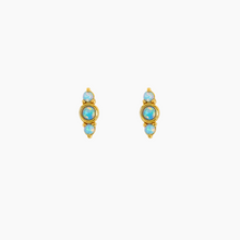 Load image into Gallery viewer, Trio Opal Studs