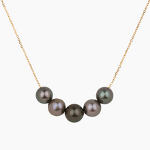 Load image into Gallery viewer, Amber Bali Pearl Necklace
