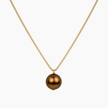 Load image into Gallery viewer, Pamela Chocolate Pearl Necklace