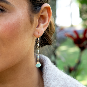 Breezy Amazonite Earrings