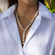 Load image into Gallery viewer, Dari Golden South Sea Pearl Y Strand