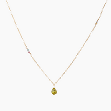 Load image into Gallery viewer, Thalia Pistachio Keshi Pearl Necklace