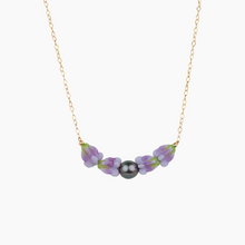 Load image into Gallery viewer, Purple Crown Tahitian Pearl Necklace