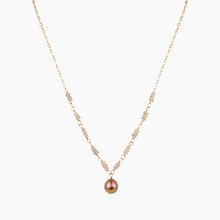 Load image into Gallery viewer, Jolanie Pink Pearl Necklace