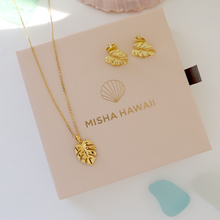 Load image into Gallery viewer, Monstera Stud Gift Set