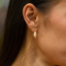 Load image into Gallery viewer, Shell Threader Earrings
