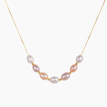 Load image into Gallery viewer, Edith Pink Multicolor Pearl Necklace