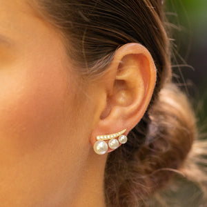 Gemma Pearl Earring Stud