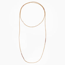 Load image into Gallery viewer, Golden Ratio Pink Keshi Pearl Necklace
