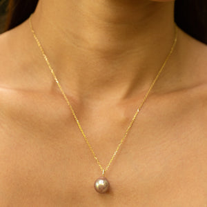 Melanie Diamond Pearl Necklace