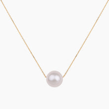 Load image into Gallery viewer, White South Sea Pearl Necklace 14kt Gold