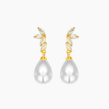 Load image into Gallery viewer, Linda Bridal Drop Earrings
