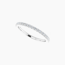 Load image into Gallery viewer, Luxe Womens Diamond Wedding Ring 14kt White Gold