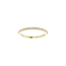 Load image into Gallery viewer, Island Diamond Band 14kt Yellow Gold