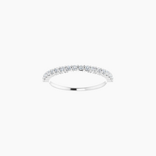 Load image into Gallery viewer, Bliss Wedding Band 14kt White Gold