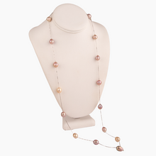 Load image into Gallery viewer, Alice Multicolor Pink Pearl Necklace
