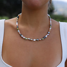 Load image into Gallery viewer, Shelby II Rainbow Keshi Pearl Strand