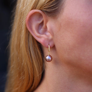 Vanessa Pink Edison Pearl Drop Earring