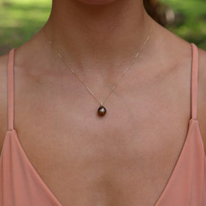 Koa II Diamond Pearl Necklace