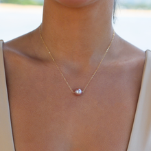 Load image into Gallery viewer, Mama Pink Edison Pearl Bar Necklace