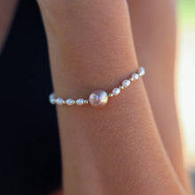 Load image into Gallery viewer, Blossom Pink Pearl Bracelet