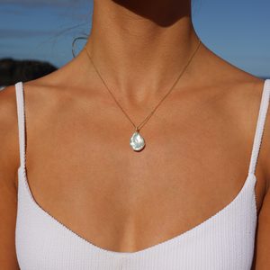 Elsa Keshi Pearl Diamond Necklace