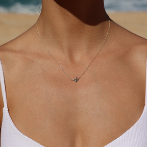 Diamond Bird of Paradise Necklace