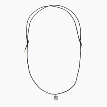 Load image into Gallery viewer, Bond Cord Tahitian Pearl Leather Necklace