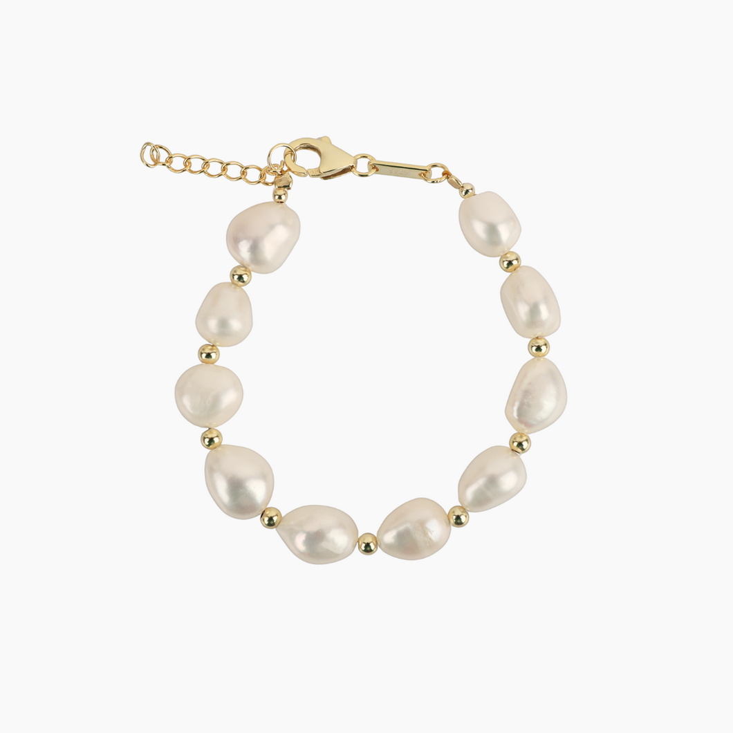 Blair White Pearl Bracelet