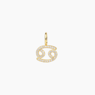 Pave Zodiac Sign Charm