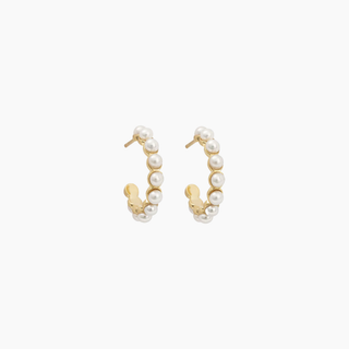 Aurora Pearl Hoops