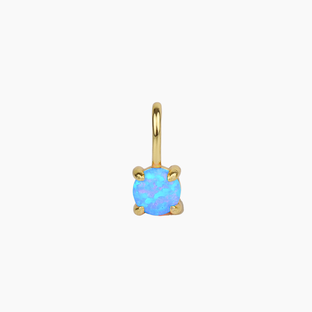 Blue Opal Charm