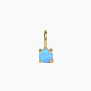 Opal Charm in Gold