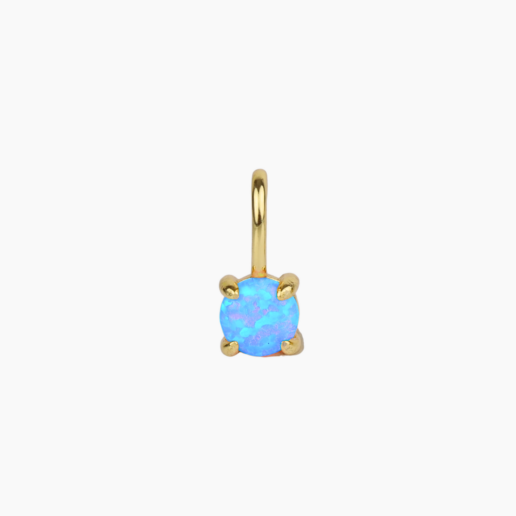 Blue Opal Charm