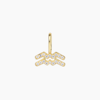 Pave Zodiac Sign Charm