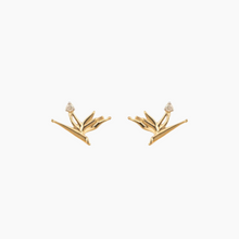Load image into Gallery viewer, Diamond Bird of Paradise Stud Earring