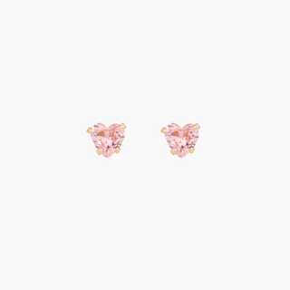 Baby Heart Studs 14kt Gold