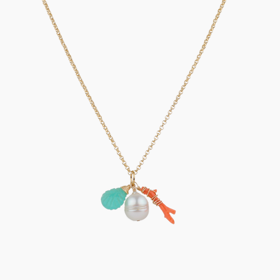 Seafoam Coral Necklace