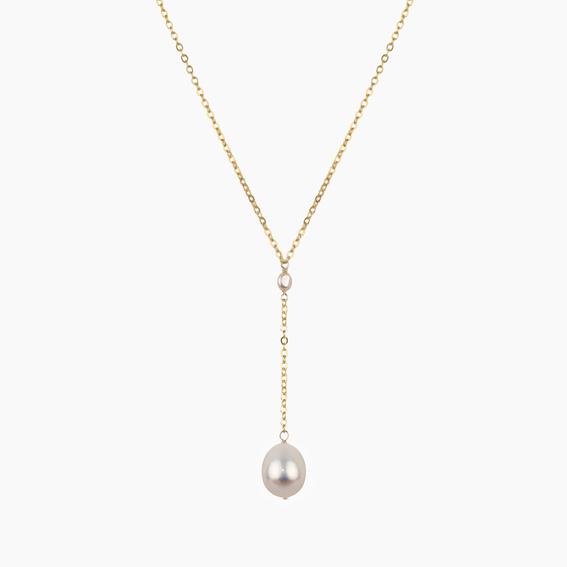 SETUP7｜IRIS 47/baroque pearl lariat necklce バロック パール