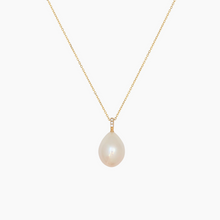 Load image into Gallery viewer, Regina Diamond Pearl Necklace