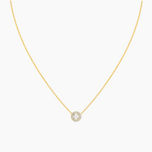 Load image into Gallery viewer, Halo Diamond Necklace